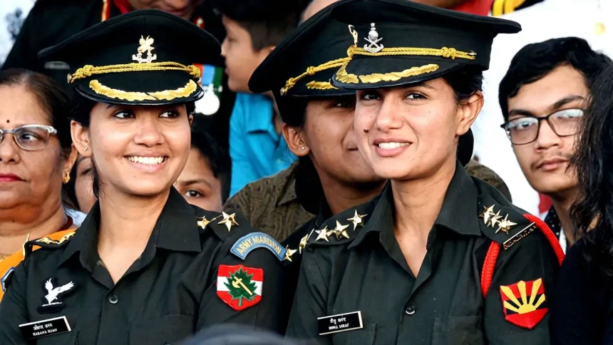 indian army women officer