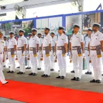 Admiral Krishna Swaminathan at Ceremony