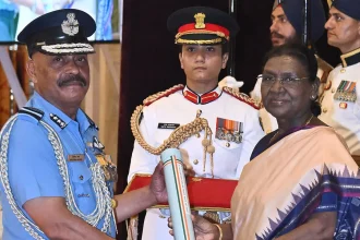 Air Marshal Jeetendra Mishra Honoured with Sarvottam Yudh Seva Medal for Operation Sindoor