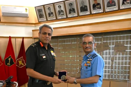 Air Marshal Tarun Chaudhry and Lt Gen Sengupta