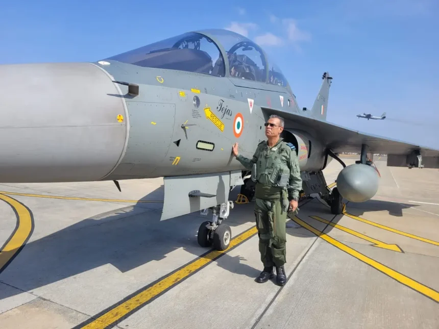Air Mshl JS Mann with Tejas
