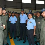 Air Mshl Tarun Chaudhry Interacting