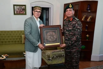 CM of JK with General Dhiraj Seth
