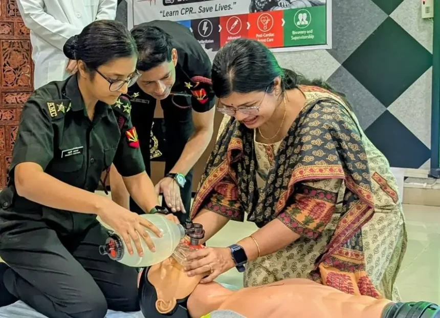Command Hospital (Eastern Command) Conducts CPR Awareness Drive on National CPR Day, Trains Over 150 Participants