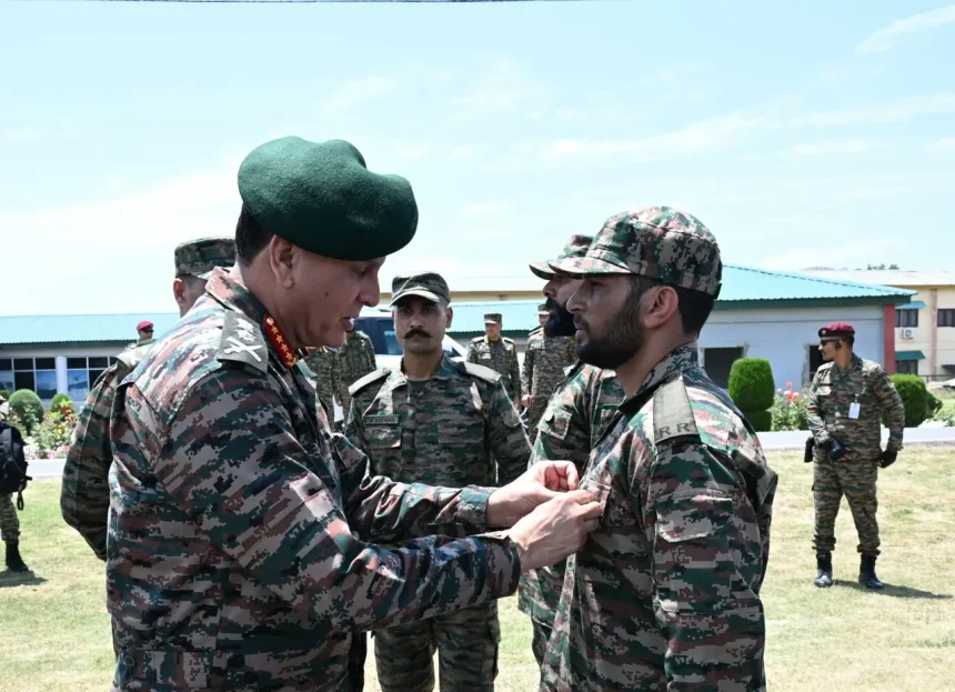 Gen Dhiraj Seth Commending