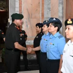 General Dhiraj Seth Meets Trailblazing Women Officers After Historic Tri-Service Global Sailing Expedition