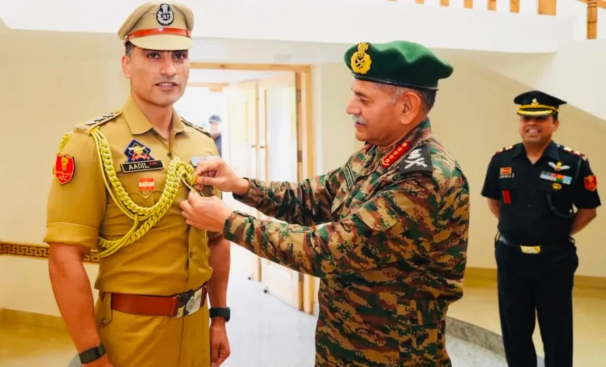 General Dwivedi Commending