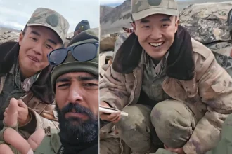 Indian and Chinese Soldiers