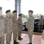 Lt Gen Anindya Sengupta Shaking Hands