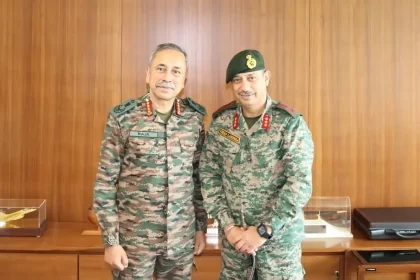 Lt Gen Lakhera with CDS