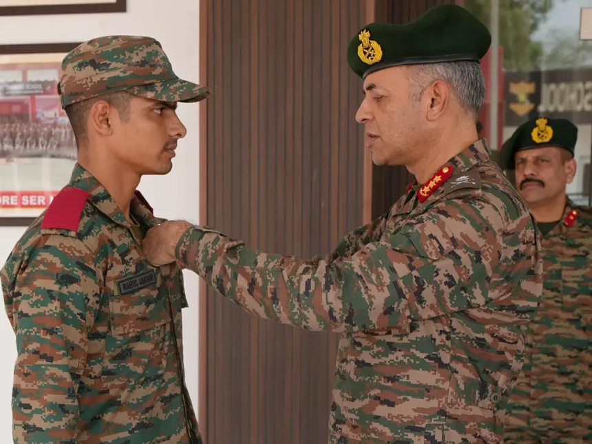 Lt Gen Malhotra Commending
