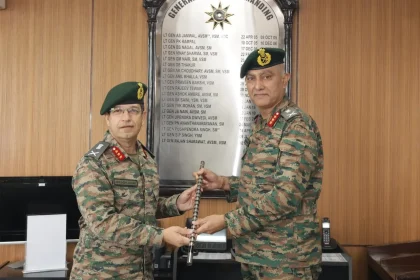Lt Gen Rajan Sharawat Passing Over the Baton