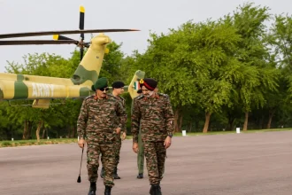 Lt Gen Rajesh Pushkar Walking 1
