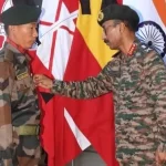 Lt Gen VMB Krishnan Commending Officer