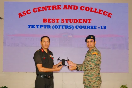 Maj Nishant Singh Getting Award