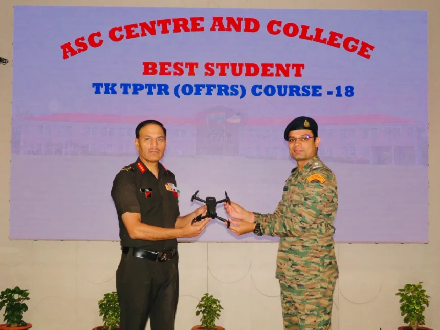 Maj Nishant Singh Getting Award