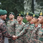 Officers Shaking Hands