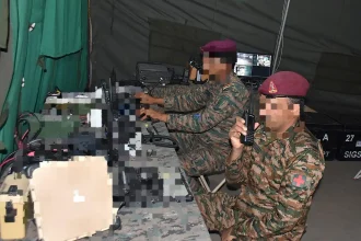 Officers Using Technology