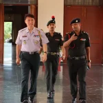 Officers Walking