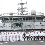 Officers at INS Nipun