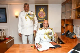 Rear Admiral Srinivas Maddula Takes Over Command of Indian Navy's Western Fleet