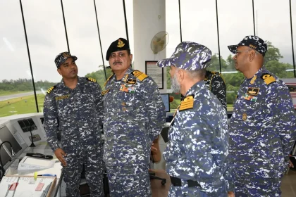 Vice Admiral McCarty and Other Officers
