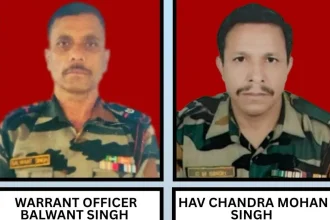 Warrant Officer Balwant Singh and Hav Chandra Mohan Singh