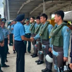 Air Chief Marshal AP Singh Shaking Hands