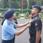 Air Marshal Walia Commending