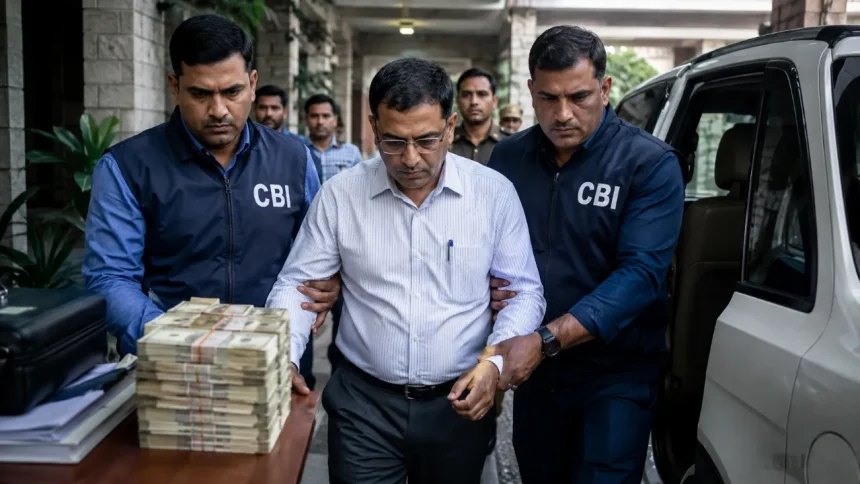 CBI ने सूचना एवं प्रसारण अधिकारी को 10 लाख रुपये की रिश्वत में गिरफ्तार किया