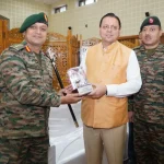 CM Dhami Giving Award