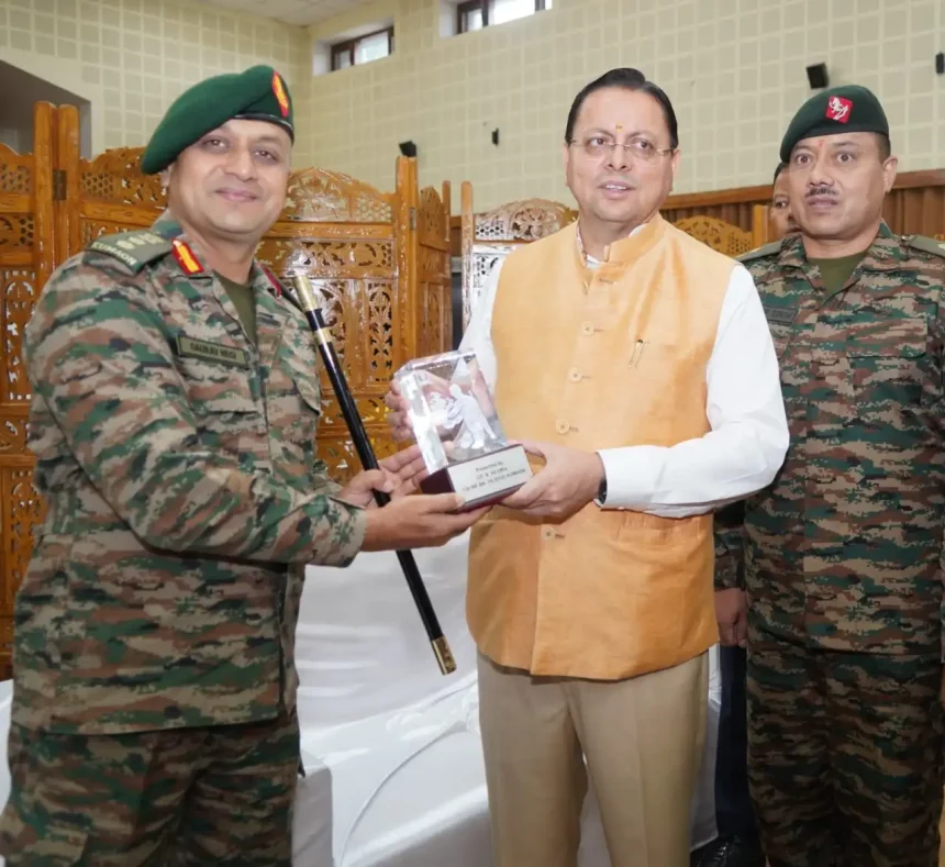 CM Dhami Giving Award