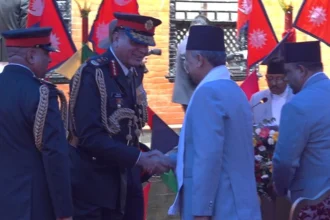 COAS Gen Seth with President of Nepal