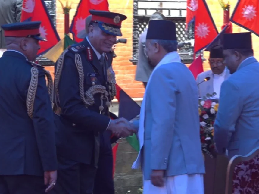 COAS Gen Seth with President of Nepal