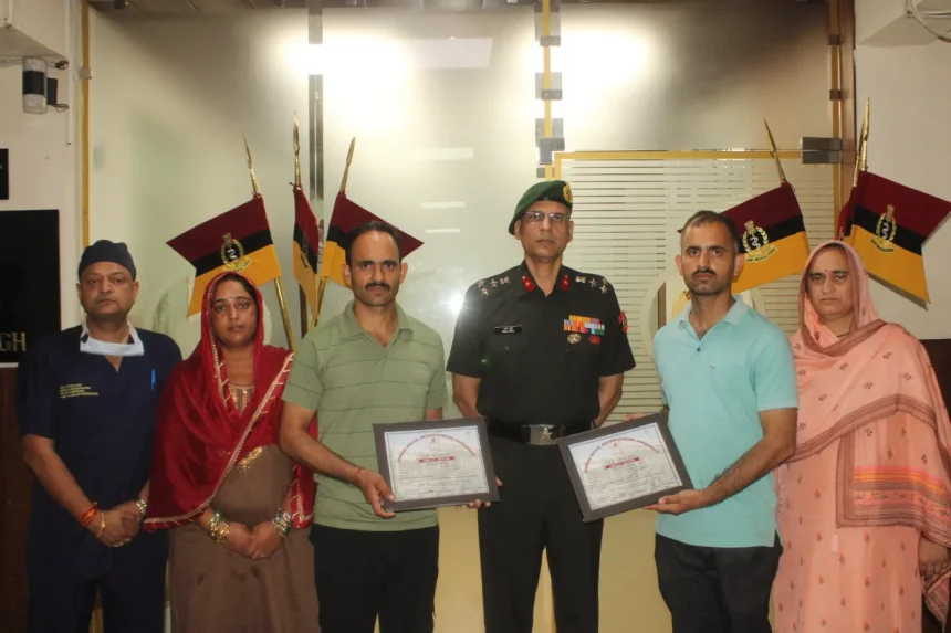 Family with Officer