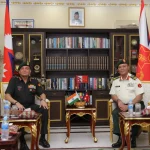 Gen Dhiraj Seth and Gen Ashok Raj Sigdel