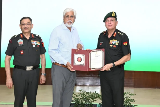 General Dhiraj Seth Giving Award 1