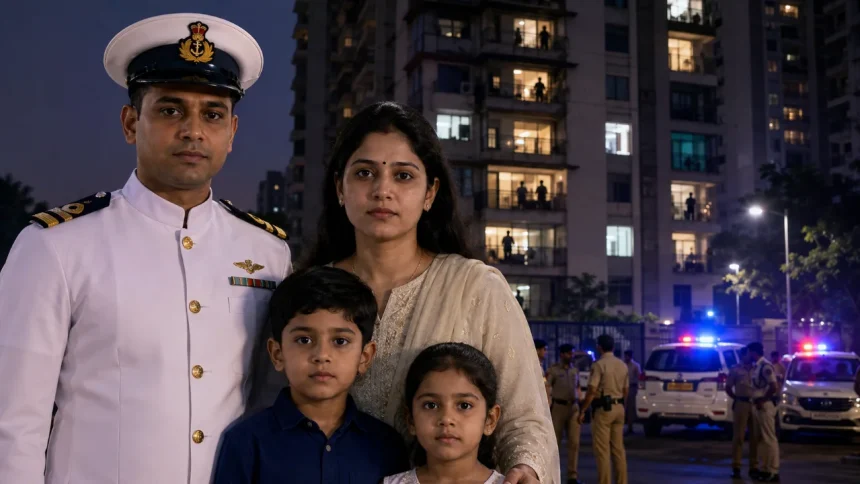 मुंबई के नेवी नगर आवास में भारतीय नौसेना के नाविक, पत्नी और दो बच्चे मृत मिले