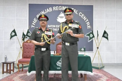 Lt Gen Anindya Sengupta Passing Over the Baton