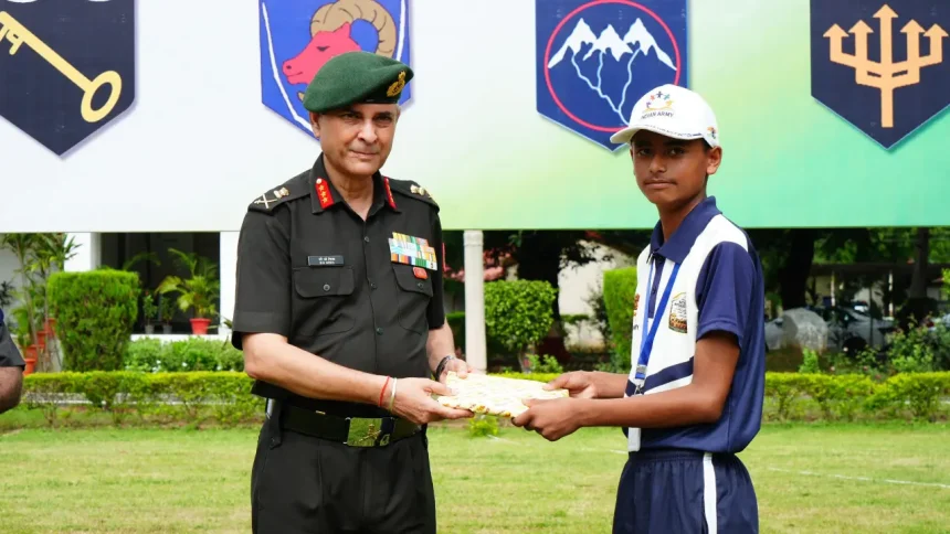 Lt Gen DG Misra Inspires Border Village Youth During National Integration Tour in Bareilly