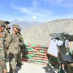 Lt Gen DG Misra Reviewing