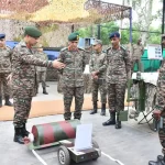 Lt Gen Manish Luthra Reviewing 1