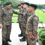 Lt Gen Manraj Mann Meeting Officers
