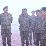 Lt Gen Manraj Singh Mann Reviewing