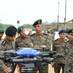 Lt Gen Mohit Malhotra Reviews Combat Readiness, Drone and Counter-Drone Innovation at Hisar Military Station