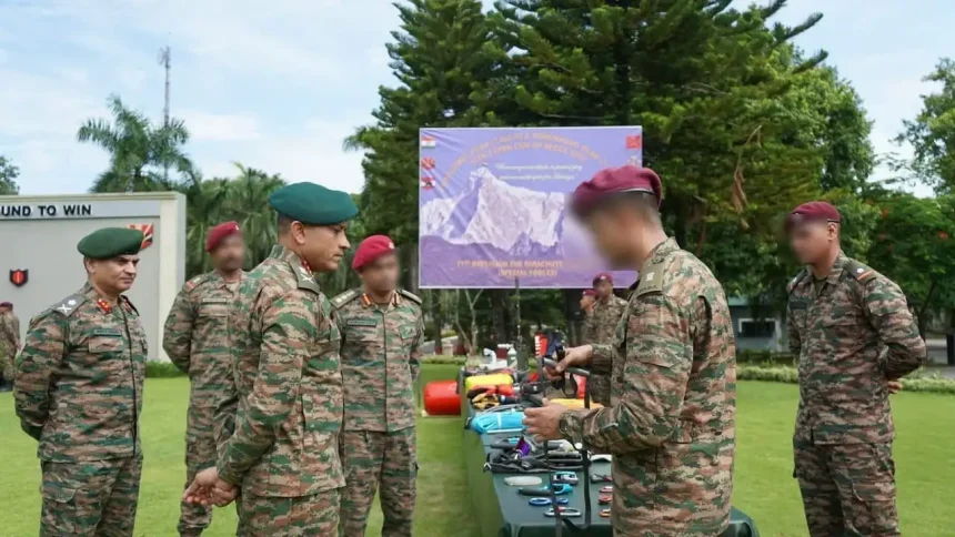 Gajraj Corps Flags Off 28-Member Indian Army Mountaineering Expedition to Jongsong and Domekhang Peaks