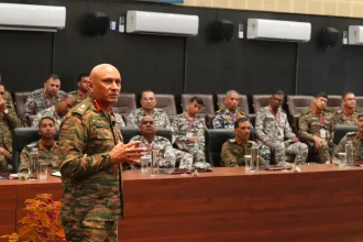 Lt Gen Pratik Sharma Standing