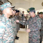 Lt Gen Rajesh Pushkar Commending