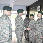Lt Gen Sengupta Shaking Hands