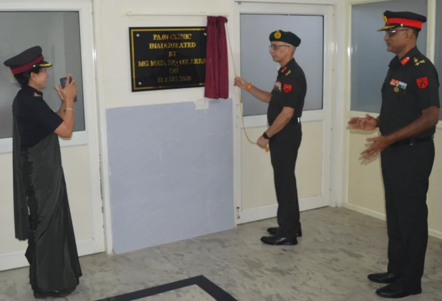 Maj Gen AD Sud Inaugrating
